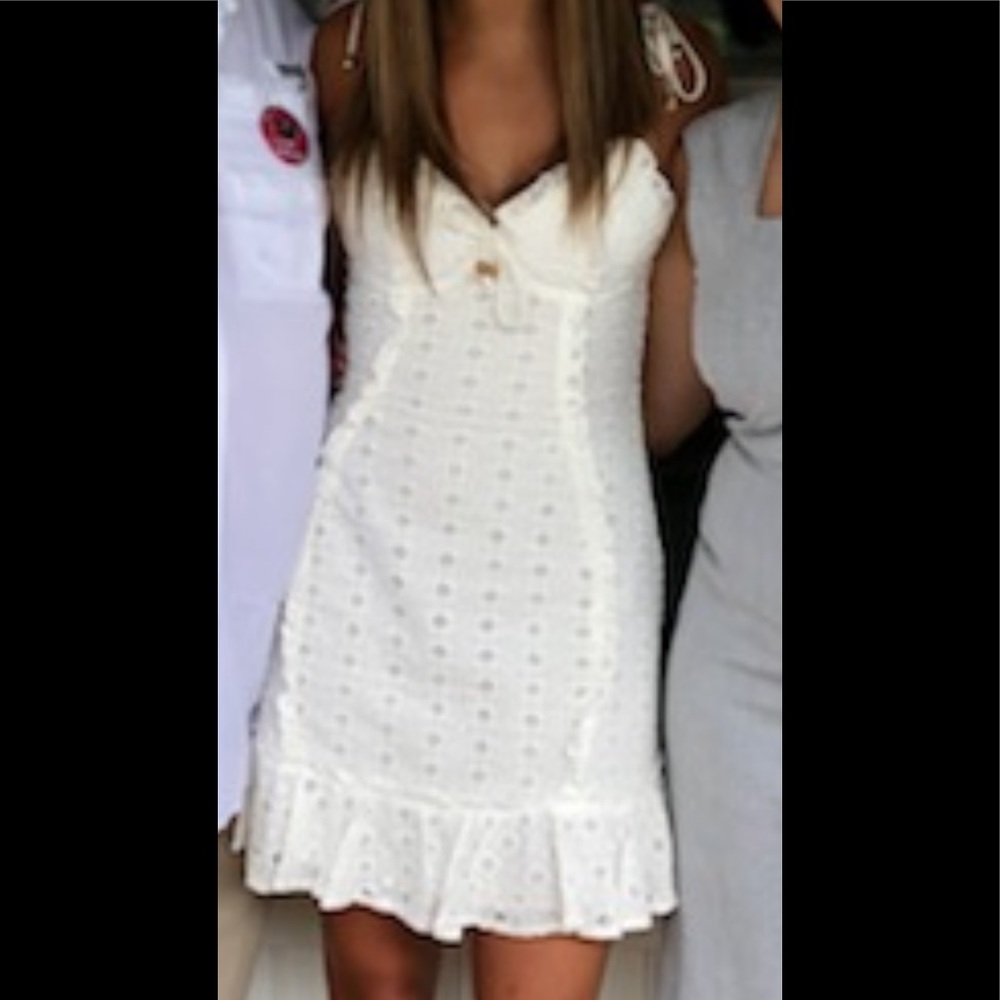 Hello Molly White Lace Dress